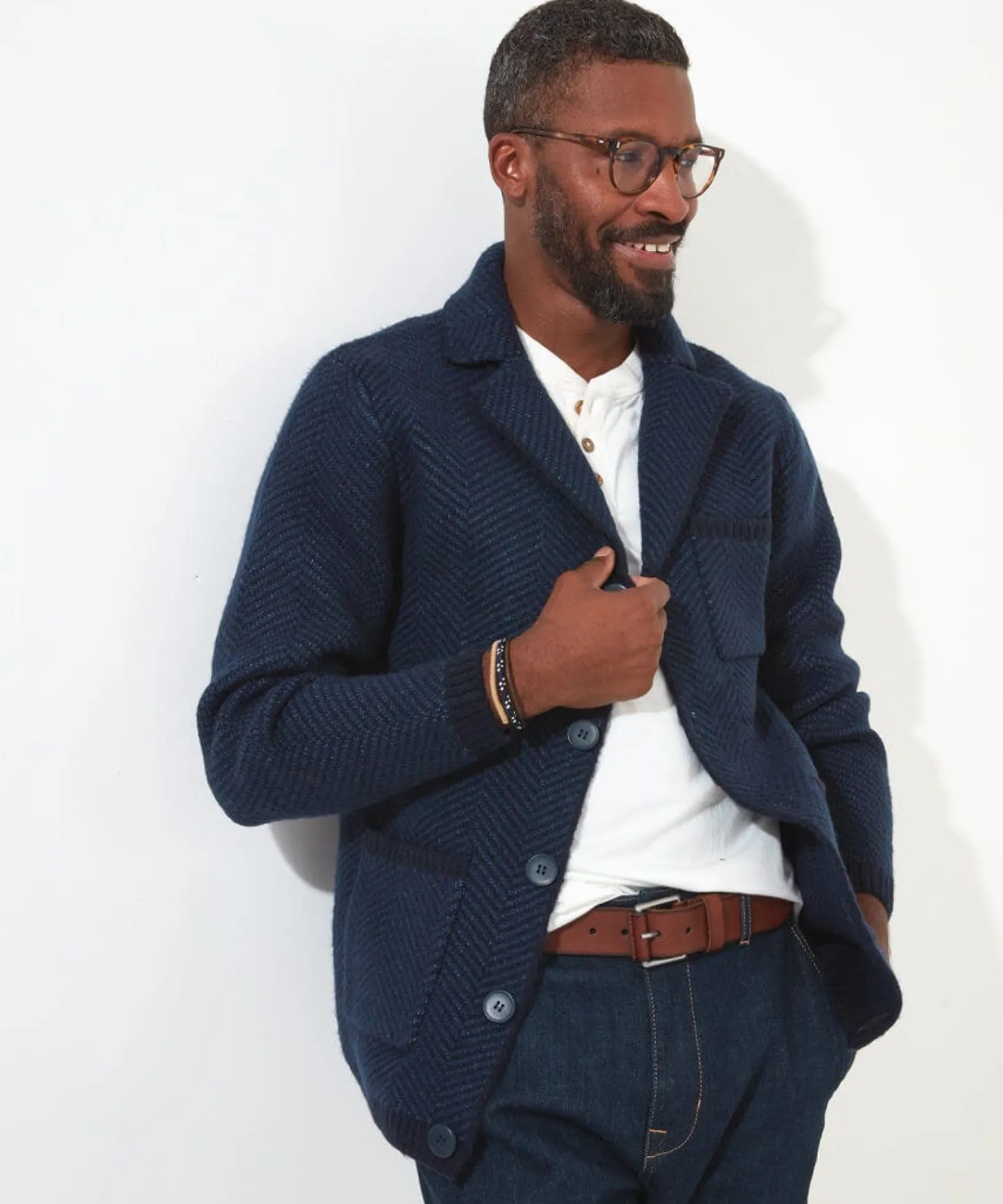 cut_above_cardigan_0.webp Shop Men's Collection | Knitwear & Jumpers | Top Picks | Men,s Joe Browns Cut Above Cardigan Navy
