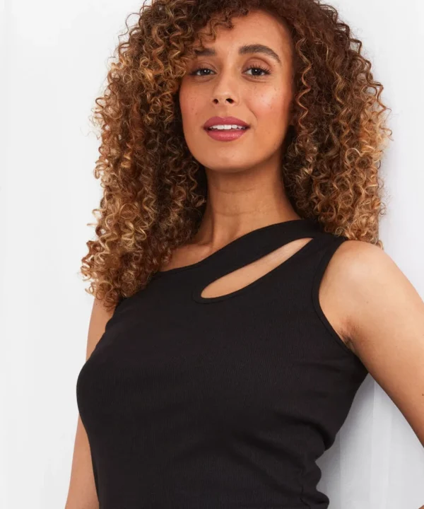 Sale Tops, Tunics & Blouses | Women's Joe Browns Cutabout Rib Vest Black / White