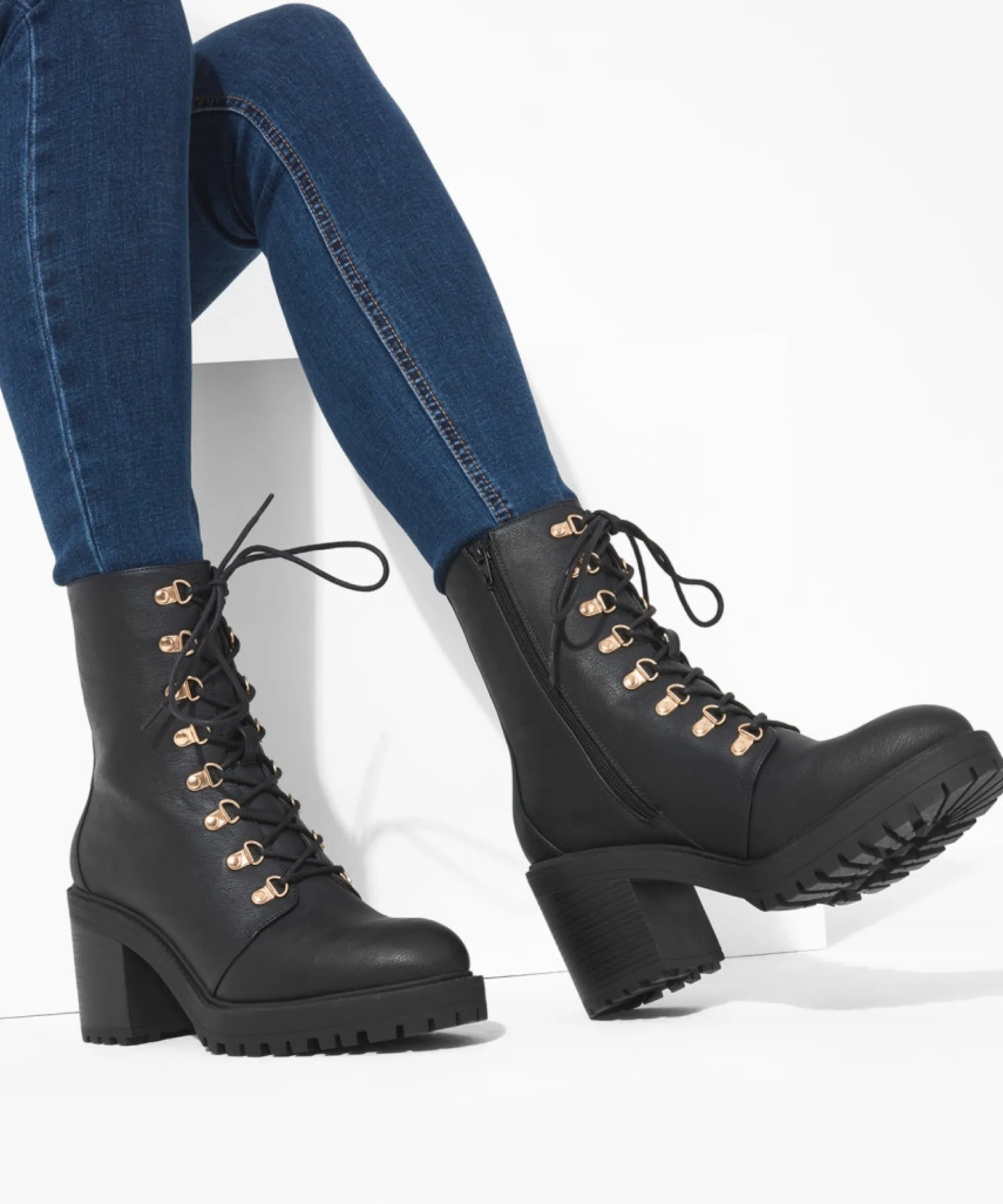 damsel_chunky_boots_1.webp Knee High Boots | Ankle Boots | Boots & Shoes | Sale Boots & Shoes | Top Picks | Top Picks | Women's | Women's Joe Browns Damsel Chunky Boots Black