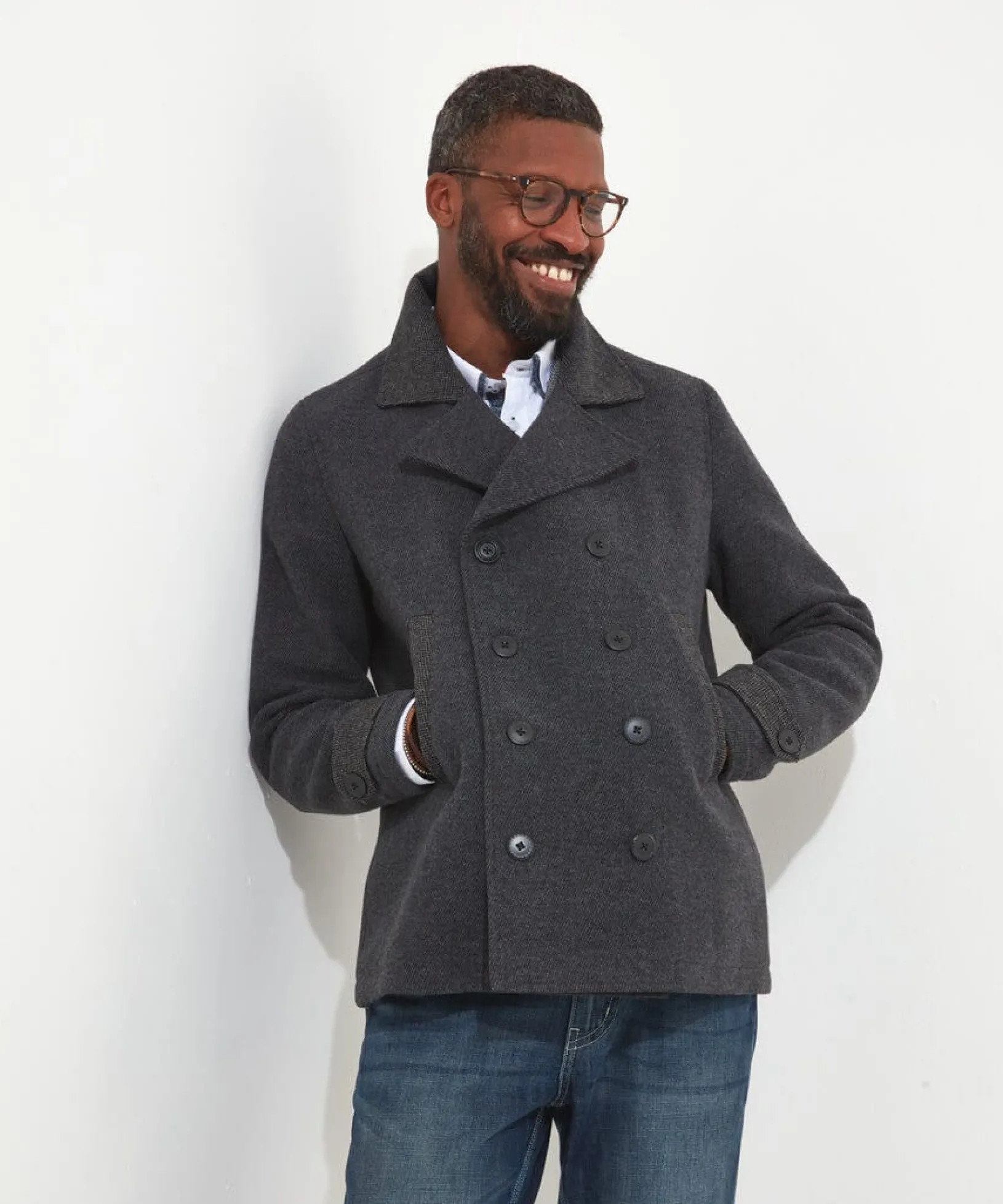 dapper_double_breasted_co_0.webp Shop Men's Collection | Gifts | Coats & Jackets | Sale Coats & Jacket | Top Picks | Men,s | Men,s | Men,s Joe Browns Dapper Double Breasted Coat Grey