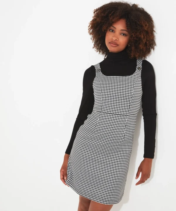 Shop Women's Collection | Vintage & Retro Dresses | Dresses | Sale Dresses | Top Picks | Top Picks | Women's | Women's Joe Browns Daring Dogtooth Dress Black/White