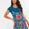 Sale Tops, Tunics & Blouses | Women's Joe Browns Darling Dragonfly Tunic Blue