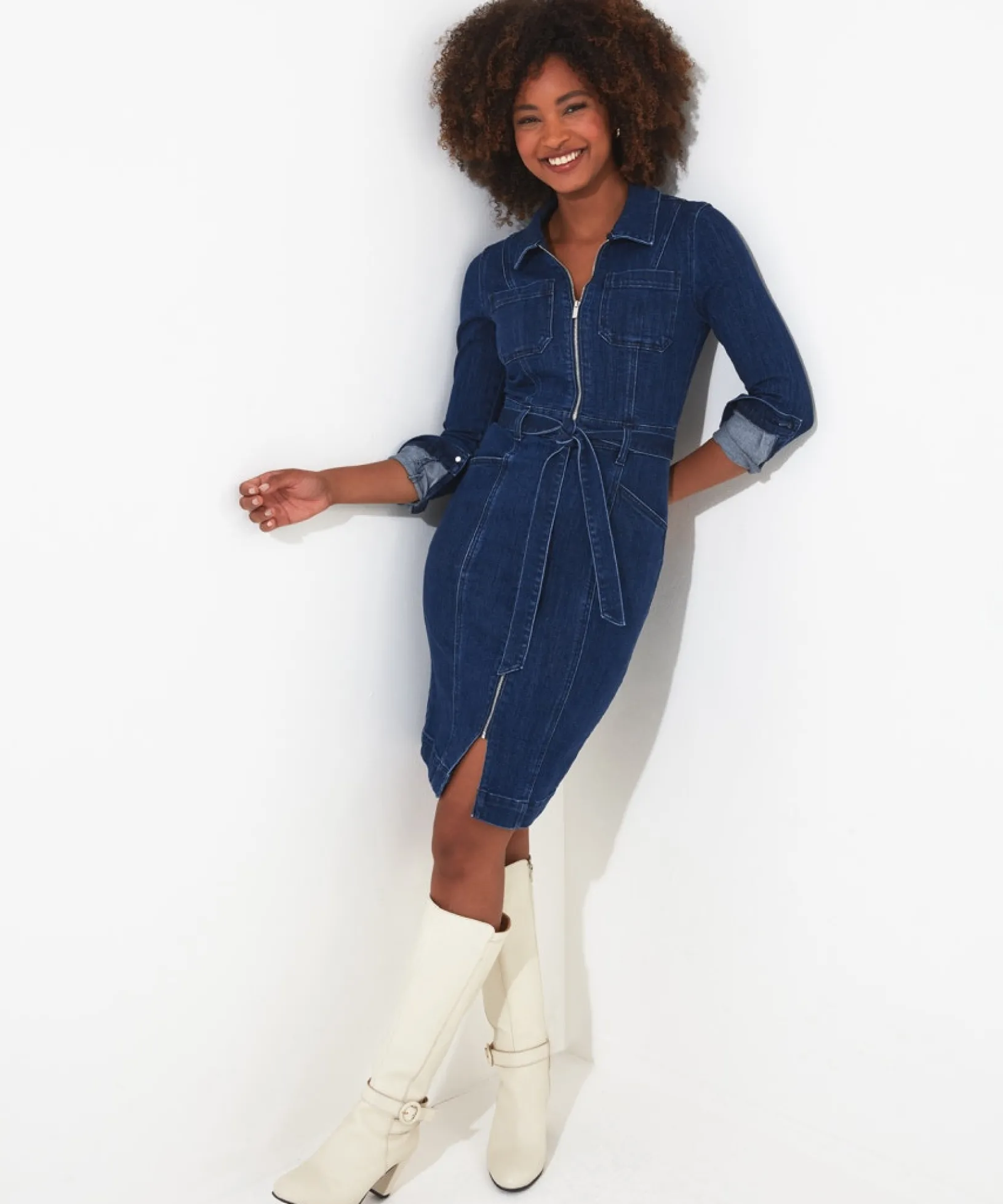 davina_denim_dress_3.webp Shop Women's Collection | Vintage & Retro Dresses | Maxi Dresses | Denim Styles | Dresses | Sale Dresses | Top Picks | Top Picks | Top Picks | Women's | Women's | Women's Joe Browns Davina Denim Dress Blue