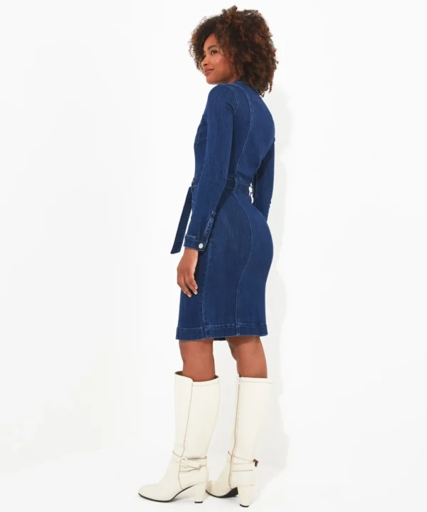 Shop Women's Collection | Vintage & Retro Dresses | Maxi Dresses | Denim Styles | Dresses | Sale Dresses | Top Picks | Top Picks | Top Picks | Women's | Women's | Women's Joe Browns Davina Denim Dress Blue