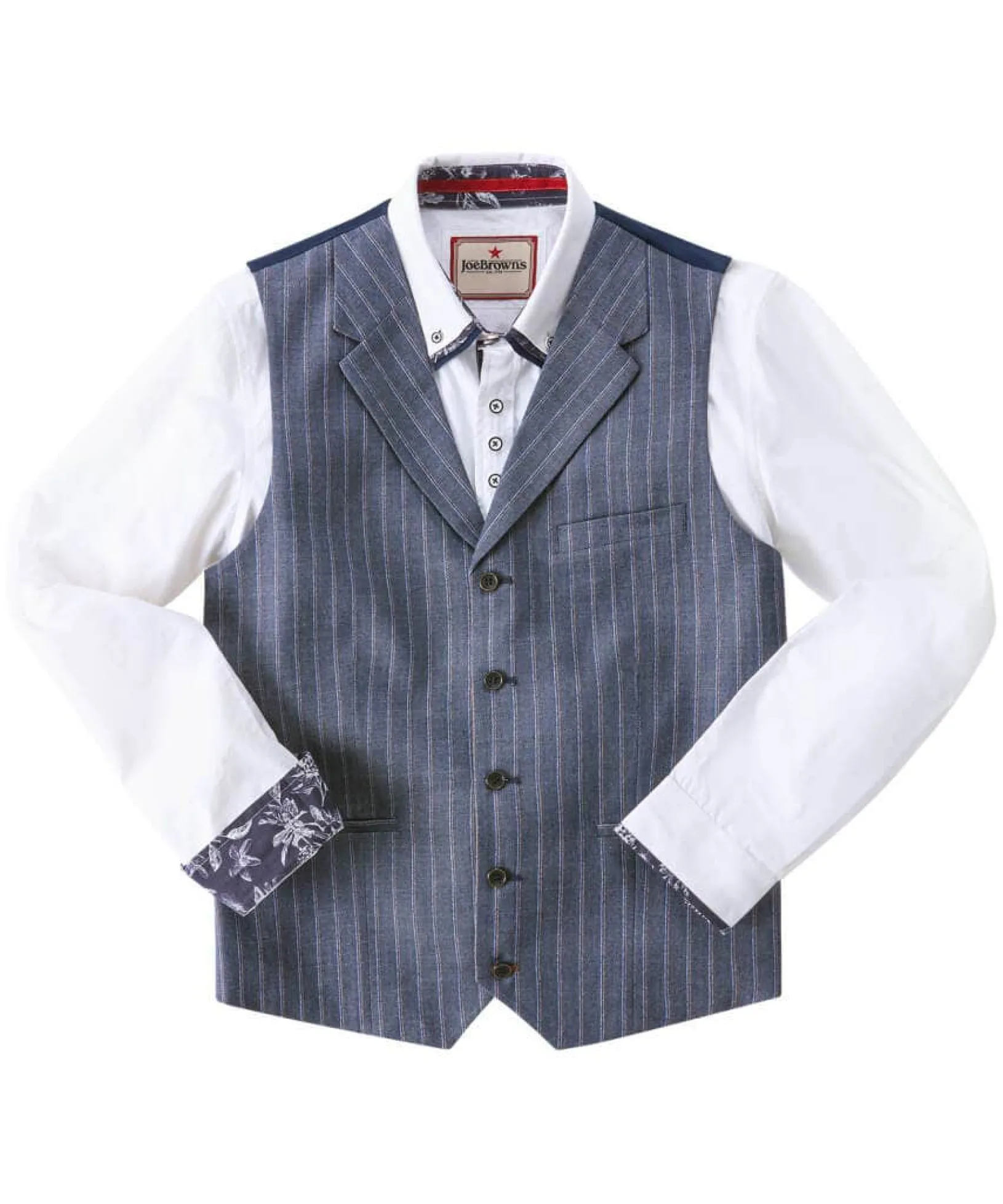 deadly_dapper_waistcoat_1.webp Sale Waistcoats | Sale Coats & Jacket | Men,s | Men,s Joe Browns Deadly Dapper Waistcoat Blue