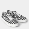 Sale Boots & Shoes | Women's Joe Browns Dear Lydia Gingham Pumps Black/White