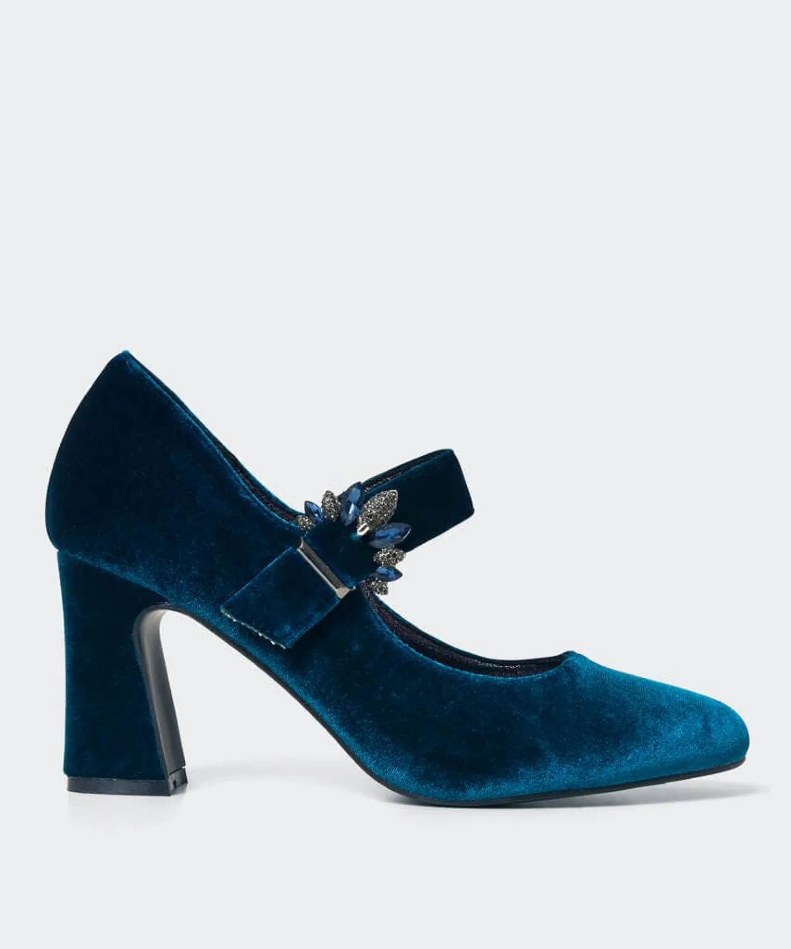 deco_decadence_velvet_sho_0.webp Party Footwear | Gifts | Boots & Shoes | Sale Boots & Shoes | Top Picks | Women's | Women's | Women's Joe Browns Deco Decadence Velvet Shoes Midnight