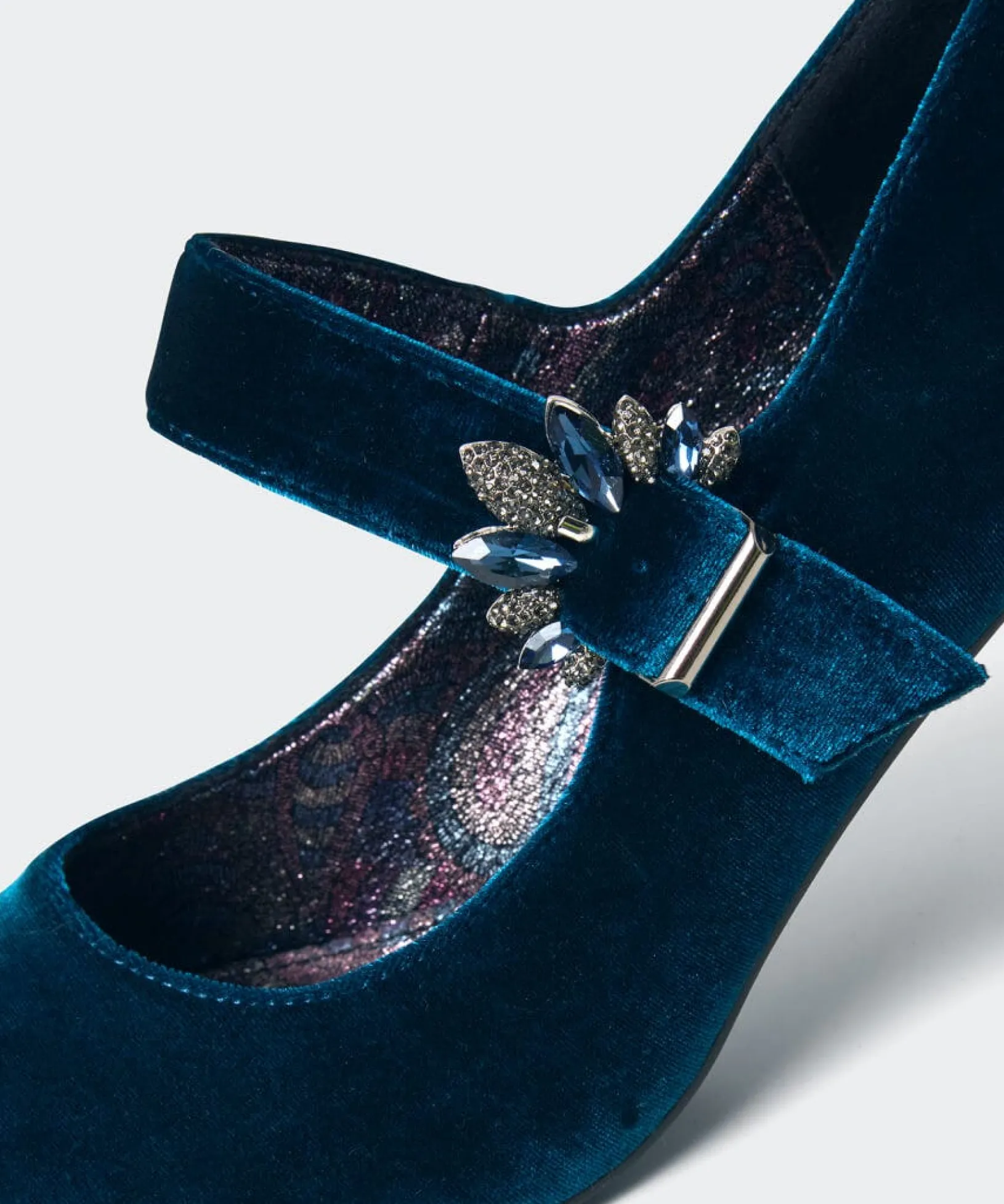 deco_decadence_velvet_sho_4.webp Party Footwear | Gifts | Boots & Shoes | Sale Boots & Shoes | Top Picks | Women's | Women's | Women's Joe Browns Deco Decadence Velvet Shoes Midnight