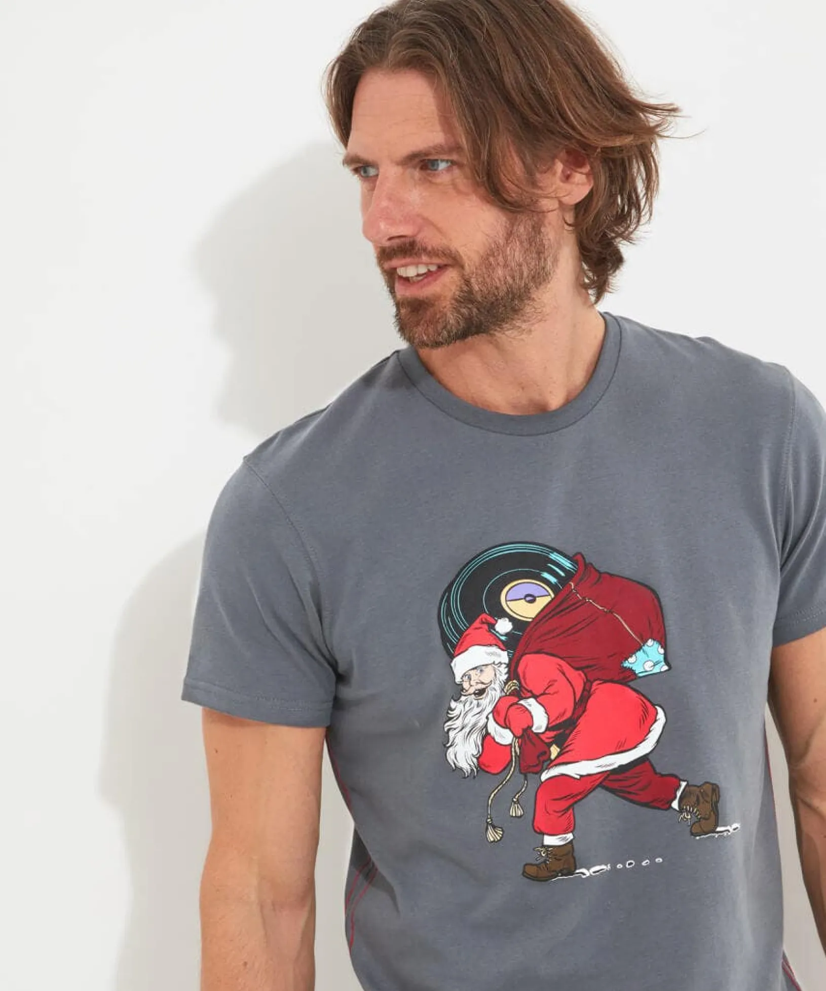 deliver_the_tunes_tee_0.webp Shop Men's Collection | Graphic T-Shirts | Gifts | Tops & T-Shirts | Half Price Christmas Styles | Sale Tops & T-Shirts | Top Picks | Top Picks | Men,s | Men,s | Men,s | Men,s Joe Browns Deliver The Tunes Tee Grey