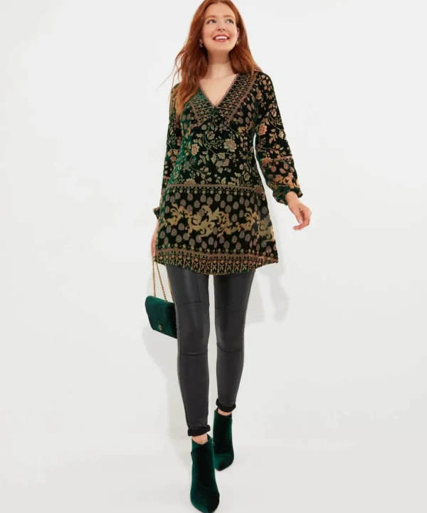Shop Women's Collection | Velvet & Devor茅 Dresses | Boho Dresses | Party Dresses | Occasion Outfits | Tops, Tunics & Blouses | Dresses | Sale Tops, Tunics & Blouses | Top Picks | Top Picks | Top Picks | Top Picks | Top Picks | Women's | Women's | Women's Joe Browns Destiny Devore Tunic Midnight