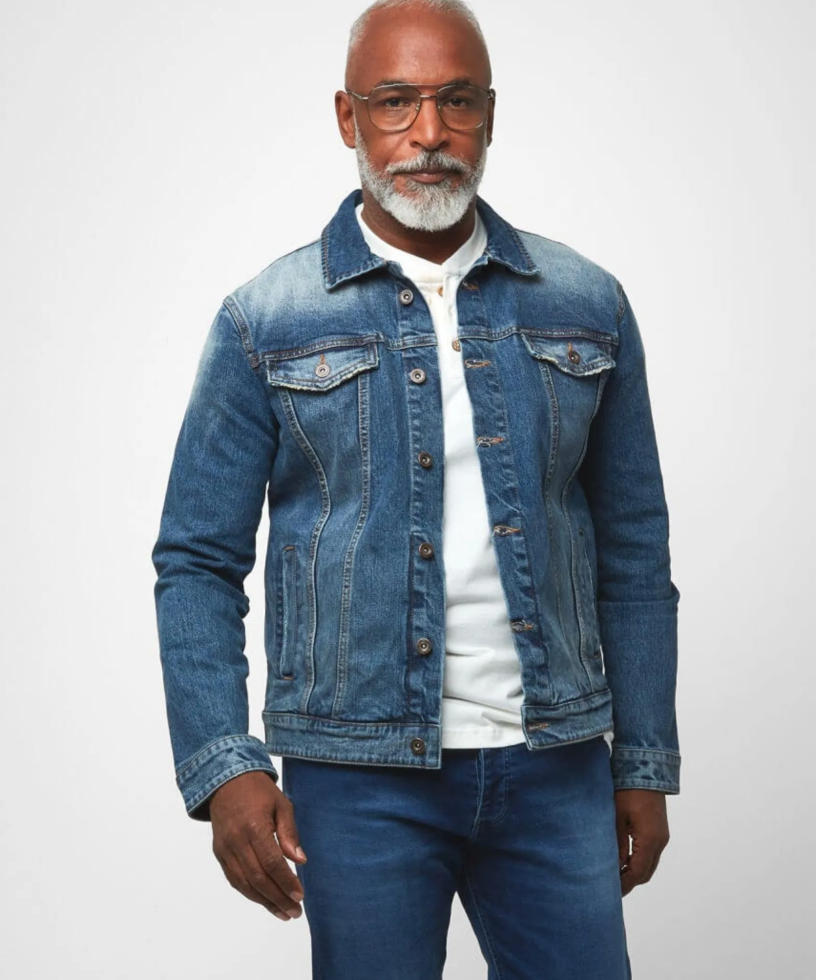 distinctive_denim_jacket_0.webp Denim Styles | Coats & Jackets | Men,s | Men,s Joe Browns Distinctive Denim Jacket Blue