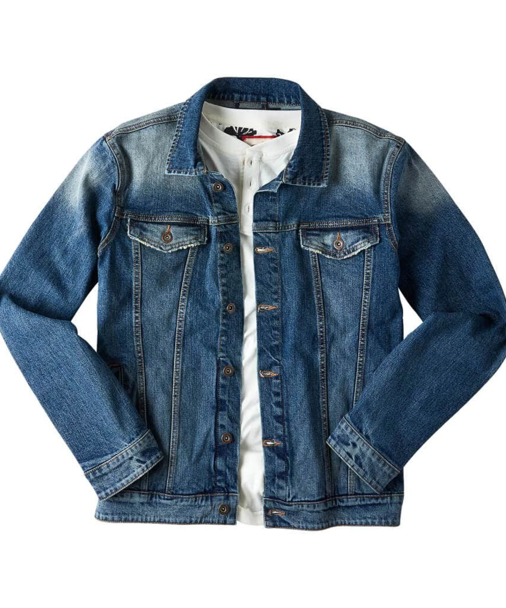 distinctive_denim_jacket_1.webp Denim Styles | Coats & Jackets | Men,s | Men,s Joe Browns Distinctive Denim Jacket Blue