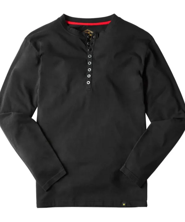 Plain Tops & T-Shirts | Henley Tops | Hoodies & Sweatshirts | Layering Essentials | Tops & T-Shirts | Top Picks | Men，s | Men，s | Men，s | Men，s Joe Browns Distinctive Henley Black / Khaki