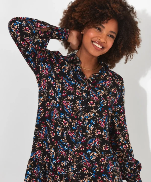 Shop Women's Collection | Tops, Tunics & Blouses | Sale Tops, Tunics & Blouses | Top Picks | Women's | Women's Joe Browns Ditsy Daydream Tunic Dress Multi