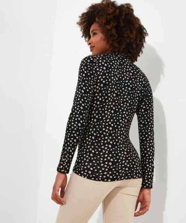 Tops, Tunics & Blouses | Sale Tops, Tunics & Blouses | Women's | Women's Joe Browns Ditsy Floral Roll Neck Black