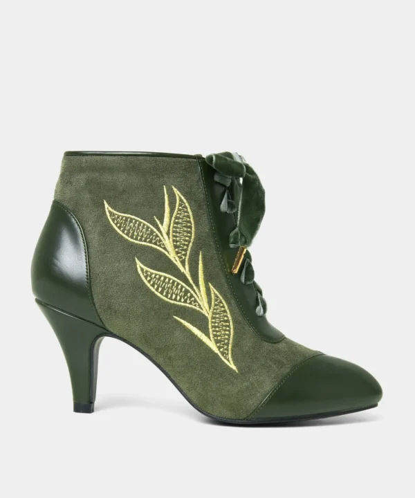 Knee High Boots | Ankle Boots | Party Footwear | Boots & Shoes | Sale Boots & Shoes | Top Picks | Top Picks | Top Picks | Women's | Women's Joe Browns Divine And Decadent Bootees Dark Green