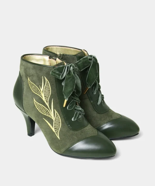 Knee High Boots | Ankle Boots | Party Footwear | Boots & Shoes | Sale Boots & Shoes | Top Picks | Top Picks | Top Picks | Women's | Women's Joe Browns Divine And Decadent Bootees Dark Green