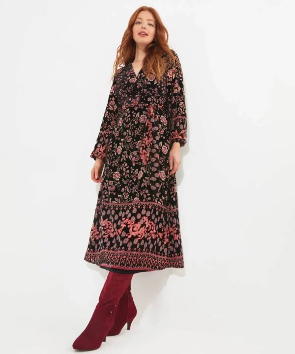 Shop Women's Collection | Vintage & Retro Dresses | Velvet & Devor茅 Dresses | Midi Dresses | Maxi Dresses | Boho Dresses | Party Dresses | Occasion Outfits | Petite | Dresses | Sale Dresses | Top Picks | Top Picks | Top Picks | Top Picks | Top Picks | Top Picks | Top Picks | Top Picks | Women's | Women's | Women's Joe Browns Dramatically Different Devore Dress Black