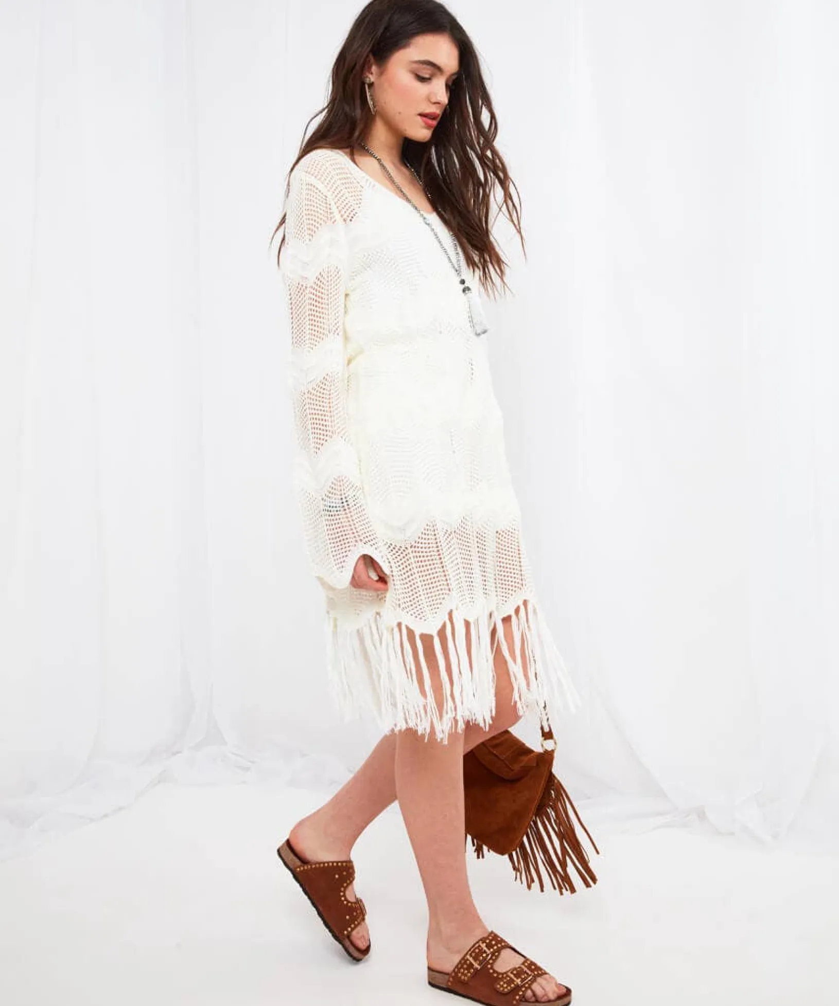 dreaming_of_summer_cover__0.webp Sale Accessories & Jewellery | Women's Joe Browns Dreaming Of Summer Cover Up Dress White