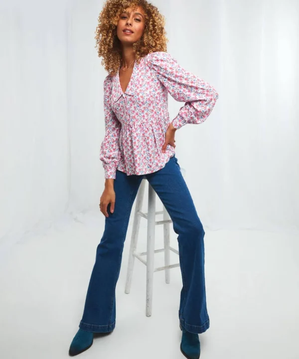 Sale Tops, Tunics & Blouses | Women's Joe Browns Dreamy Ditsy Top Pink
