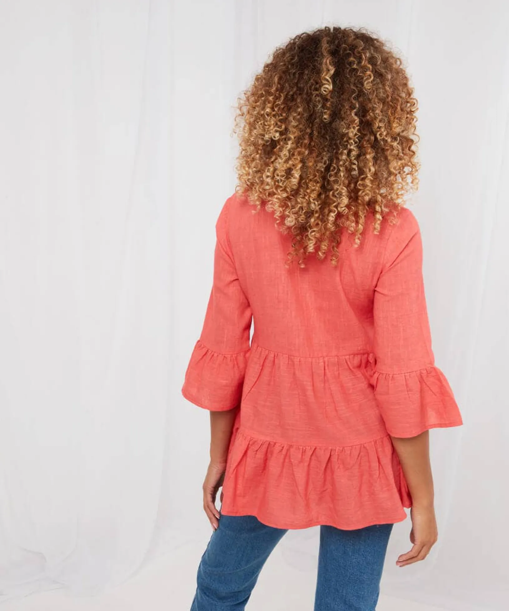 easy_wearer_summer_top_3.webp Sale Tops, Tunics & Blouses | Women's Joe Browns Easy Wearer Summer Top Orange