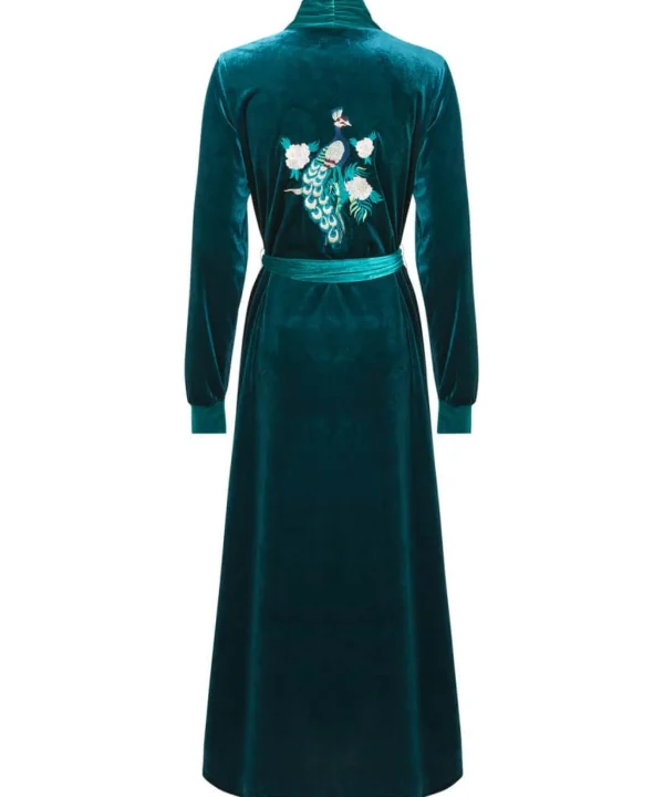 Shop Women's Collection | Pyjamas & Loungewear | Gifts | Sale Pyjamas & Loungewear | Top Picks | Women's | Women's | Women's Joe Browns Embroidered Dressing Gown Teal