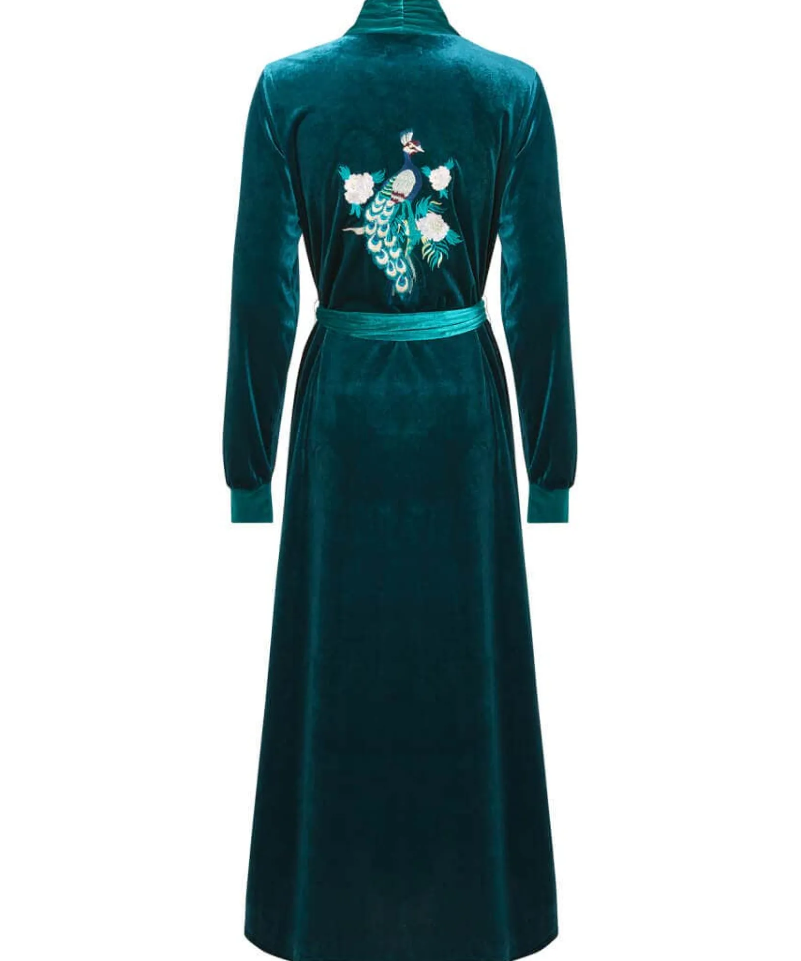 embroidered_dressing_gown_5.webp Shop Women's Collection | Pyjamas & Loungewear | Gifts | Sale Pyjamas & Loungewear | Top Picks | Women's | Women's | Women's Joe Browns Embroidered Dressing Gown Teal