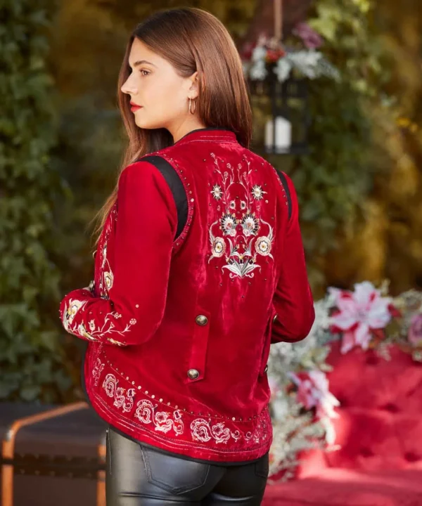 Shop Blazers | Sale Coats & Jacket | Women's | Women's Joe Browns Enchanting Embroide Jacket Red