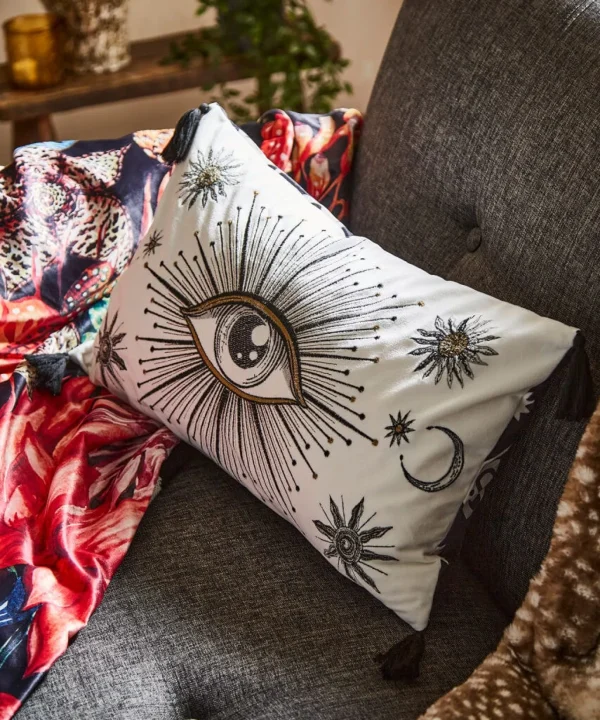 Living Room | Bedroom | Endless Sunsets | Cushions & Throws | Home | Home | Home | Home Joe Browns Enchanting Eye Reversible Cushion Multi