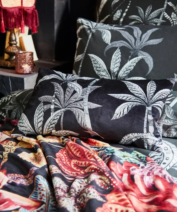 Living Room | Bedroom | Endless Sunsets | Floral Décor | Nature Décor | Cushions & Throws | Home | Home | Home | Home | Home | Home Joe Browns Endless Sunsets Reversible Cushion Black
