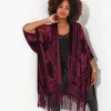 Occasion Outfits | Gifts | Cardigans & Coatigans | Accessories & Jewellery | Top Picks | Women's | Top Picks | Women's Joe Browns Evening Song Devore Kimono Wine