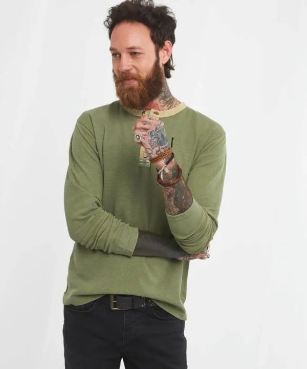 Shop Men's Collection | Plain Tops & T-Shirts | Henley Tops | Hoodies & Sweatshirts | Layering Essentials | Tops & T-Shirts | Top Picks | Top Picks | Men,s | Men,s | Men,s | Men,s Joe Browns Every Day Henley Khaki / Blue / Brown / Bay Blue