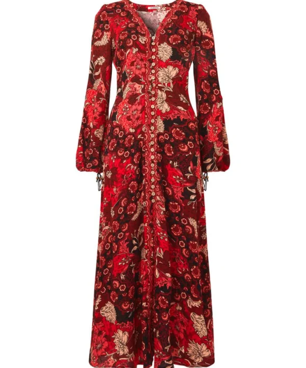 Shop Women's Collection | Boho Dresses | Party Dresses | Occasion Outfits | Petite | Dresses | Top Picks | Top Picks | Top Picks | Top Picks | Women's | Women's Joe Browns Evie Boho Dress Red / Multi