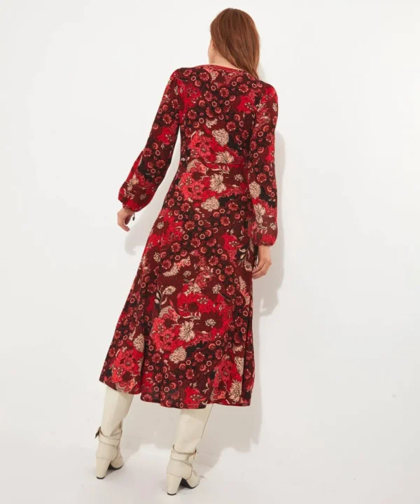 Shop Women's Collection | Boho Dresses | Party Dresses | Occasion Outfits | Petite | Dresses | Top Picks | Top Picks | Top Picks | Top Picks | Women's | Women's Joe Browns Evie Boho Dress Red / Multi