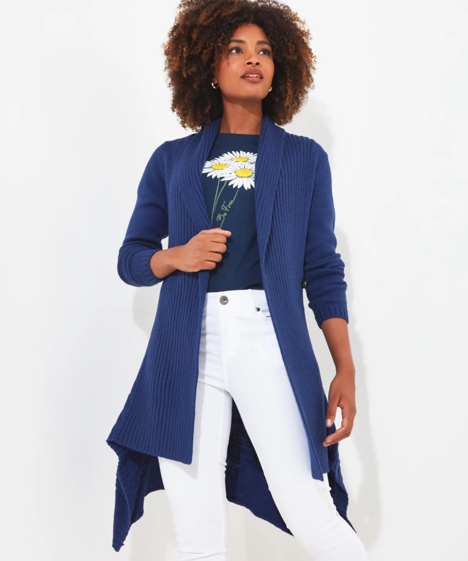 fabulous_buckle_cardigan_0.webp Shop Women's Collection | Cardigans & Coatigans | Sale Knitwear & Jumpers | Top Picks | Top Picks | Women's Joe Browns Fabulous Buckle Cardigan Navy