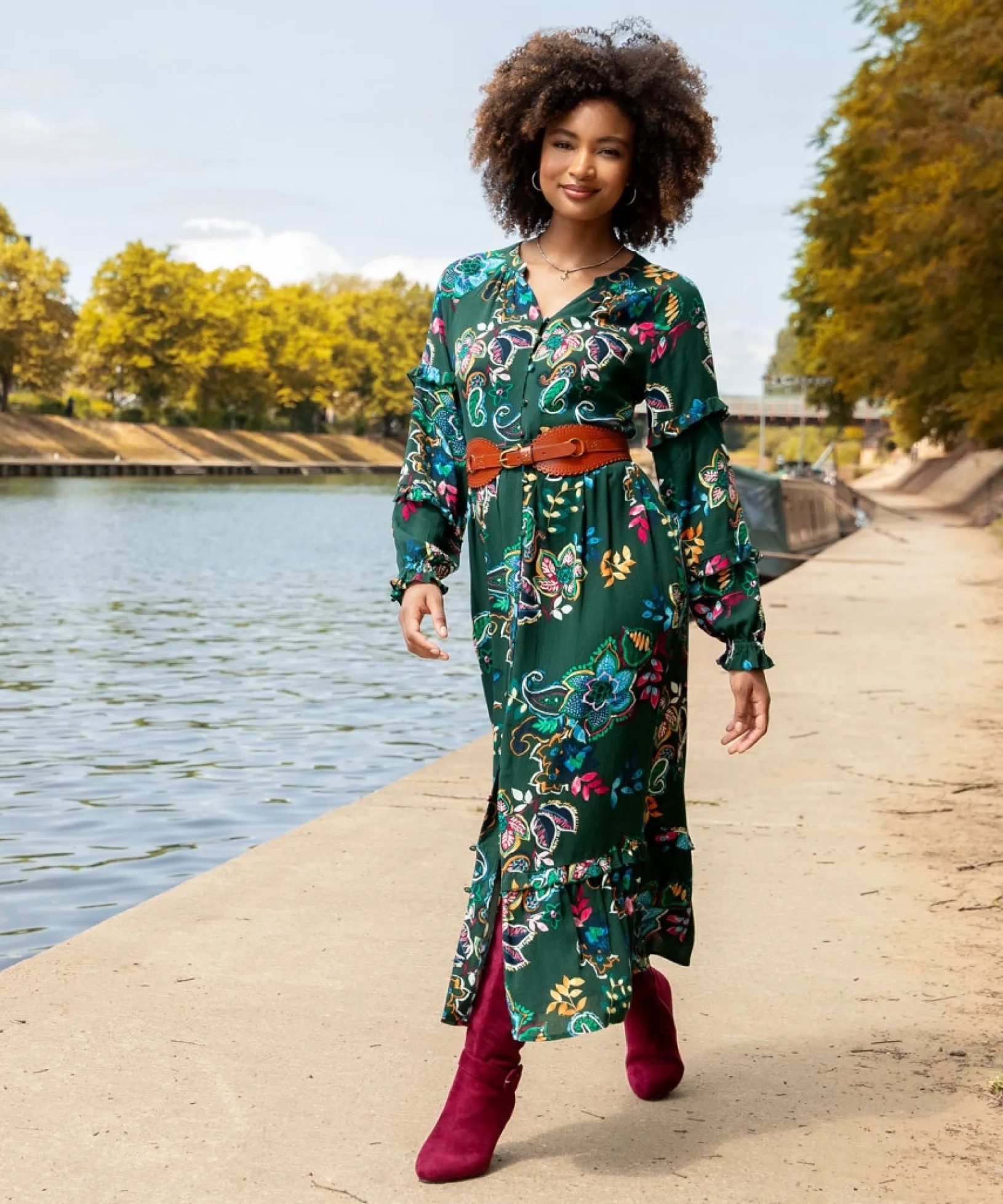 fabulous_floral_dress_2.webp Shop Women's Collection | Maxi Dresses | Party Dresses | Dresses | Sale Dresses | Top Picks | Top Picks | Top Picks | Women's | Women's Joe Browns Fabulous Floral Dress Multi