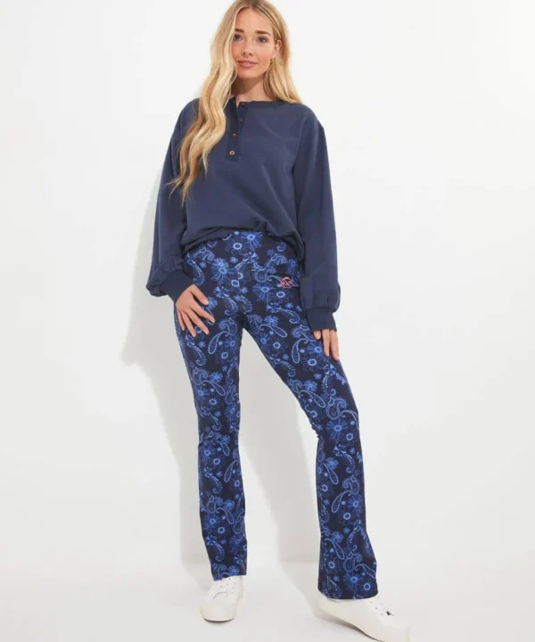 Pyjamas & Loungewear | Activewear | Jeans & Trousers | Sale Pyjamas & Loungewear | Sale Jeans & Trousers | Women's | Women's | Women's | Women's | Women's Joe Browns Fabulous Floral Flares Blue