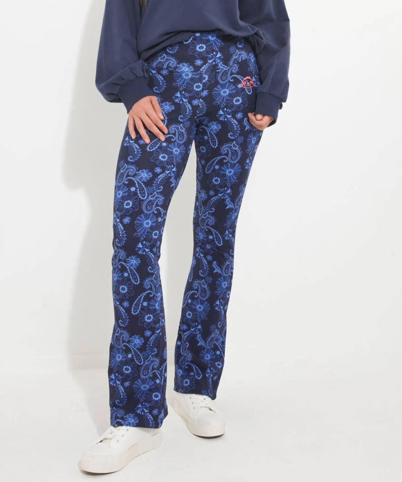 fabulous_floral_flares_3.webp Pyjamas & Loungewear | Activewear | Jeans & Trousers | Sale Pyjamas & Loungewear | Sale Jeans & Trousers | Women's | Women's | Women's | Women's | Women's Joe Browns Fabulous Floral Flares Blue