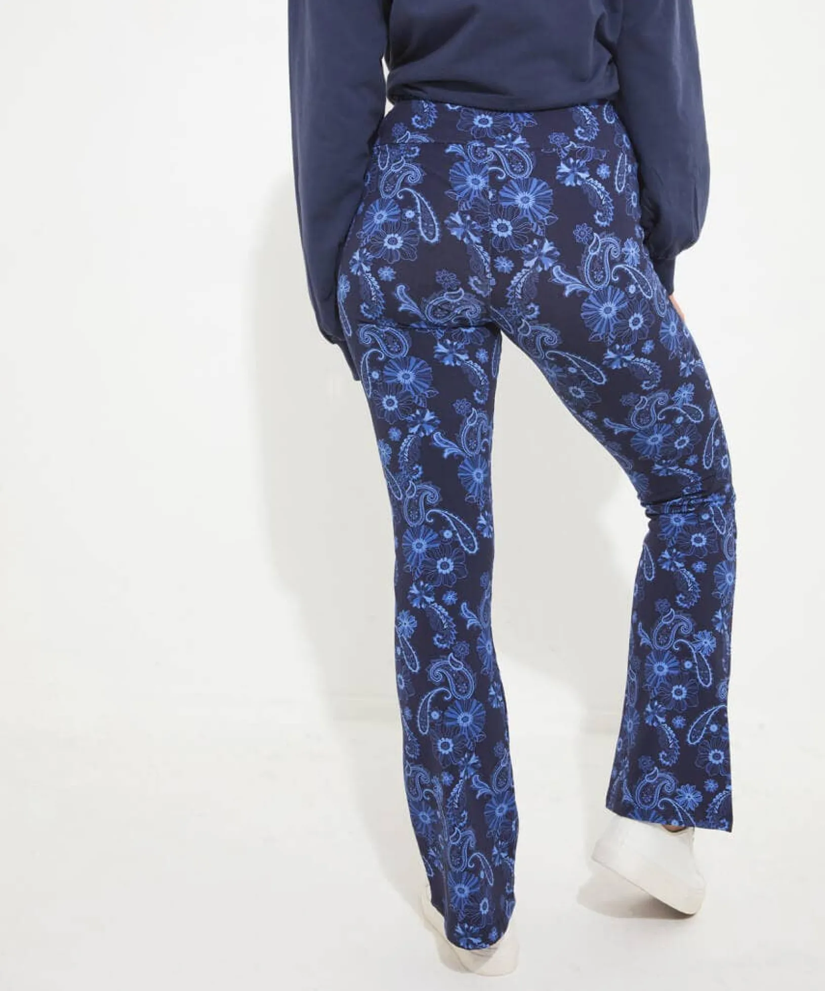 fabulous_floral_flares_4.webp Pyjamas & Loungewear | Activewear | Jeans & Trousers | Sale Pyjamas & Loungewear | Sale Jeans & Trousers | Women's | Women's | Women's | Women's | Women's Joe Browns Fabulous Floral Flares Blue