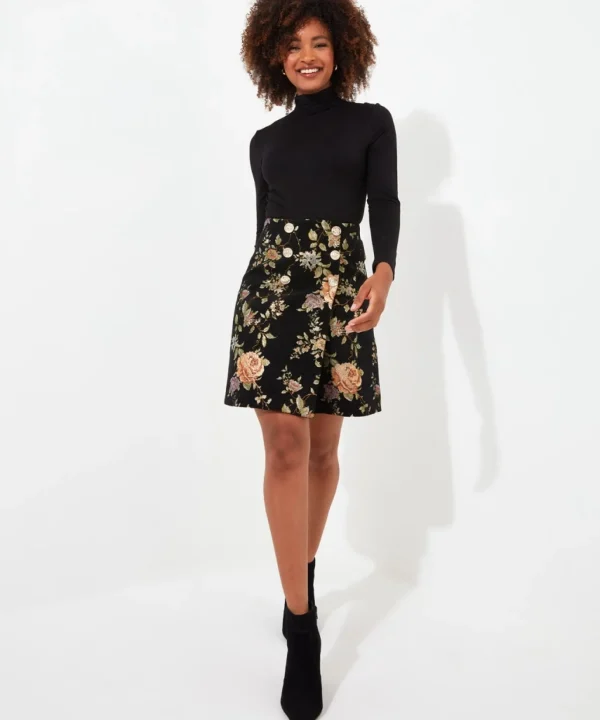 Skirts | Sale Skirts | Women's | Women's Joe Browns Fabulous Floral Skirt Black