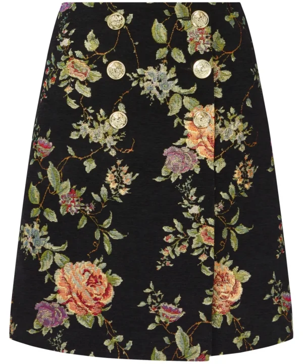 Skirts | Sale Skirts | Women's | Women's Joe Browns Fabulous Floral Skirt Black