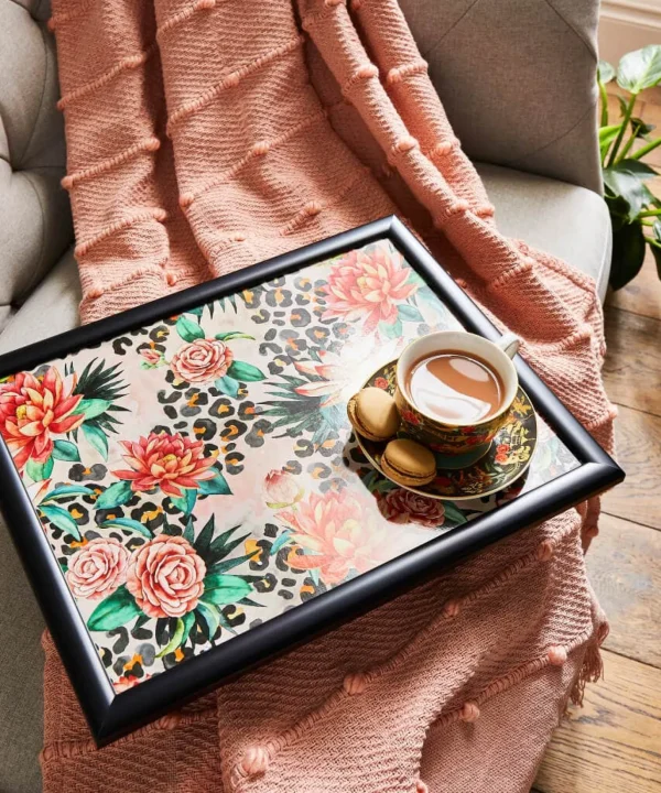 Floral Décor | Nature Décor | Sale Kitchen & Dining | Home | Home | Home Joe Browns Fabulous Zebra Floral Lap Tray Multi