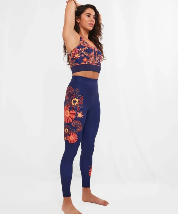 Sale Pyjamas & Loungewear | Sale Tops, Tunics & Blouses | Women's | Women's Joe Browns Fancy Floral Yoga Top Blue