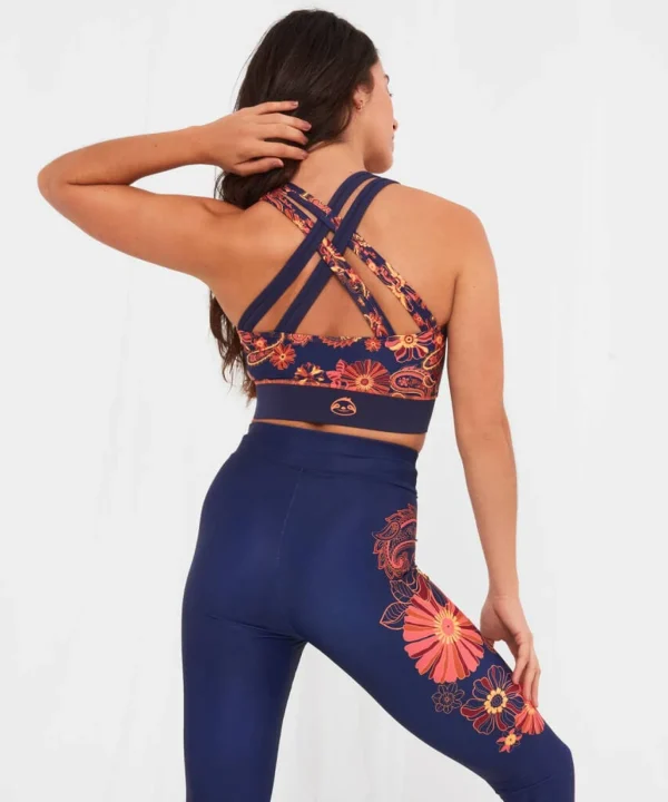 Sale Pyjamas & Loungewear | Sale Tops, Tunics & Blouses | Women's | Women's Joe Browns Fancy Floral Yoga Top Blue