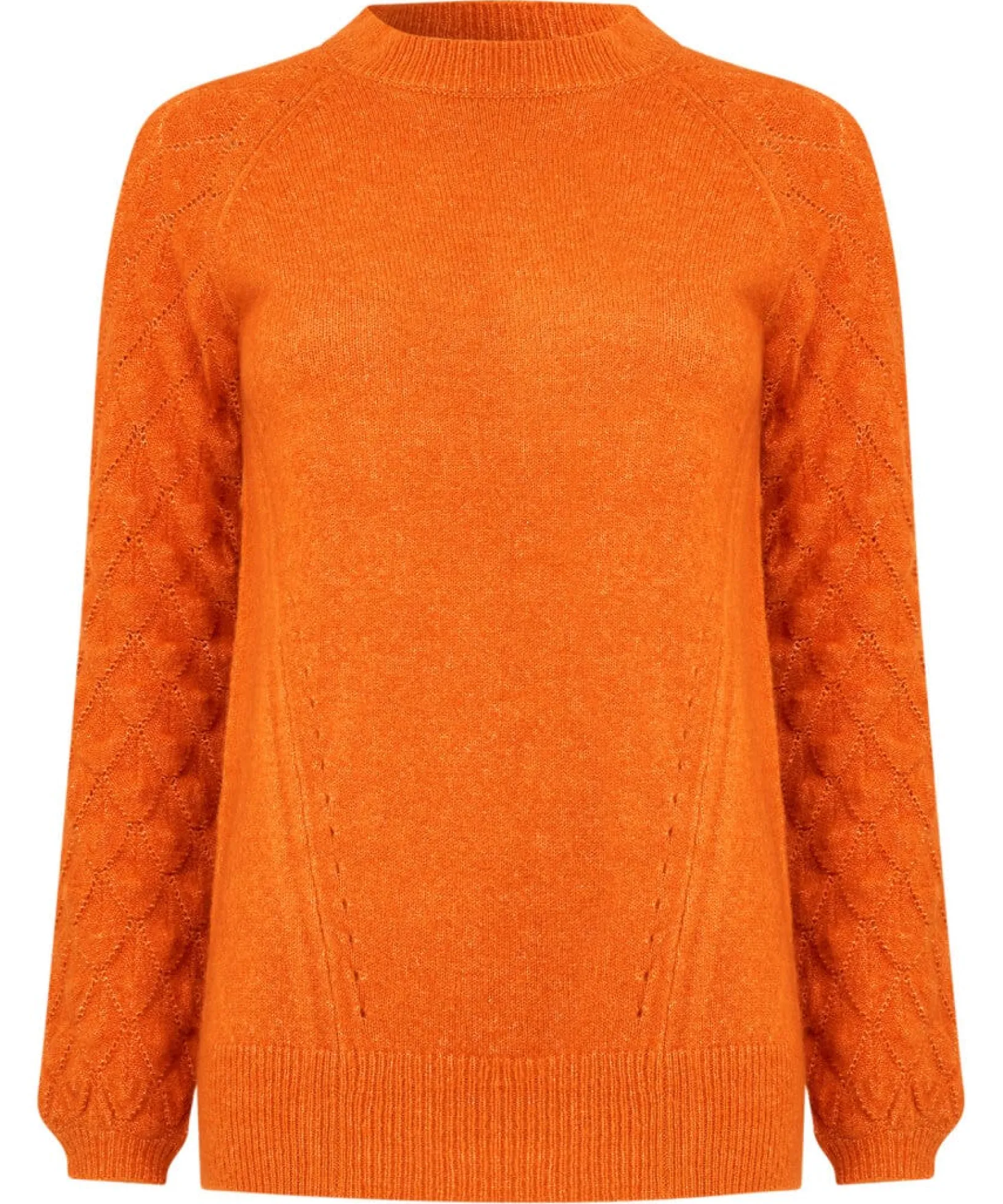 fancy_sleeve_jumper_1.webp Cardigans & Coatigans | Sale Knitwear & Jumpers | Top Picks | Women's Joe Browns Fancy Sleeve Jumper Orange / Winter White