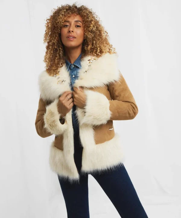 Shop Women's Collection | Coats & Jackets | Sale Coats & Jacket | Top Picks | Women's | Women's Joe Browns Fantastic Faux Fur Coat Natural
