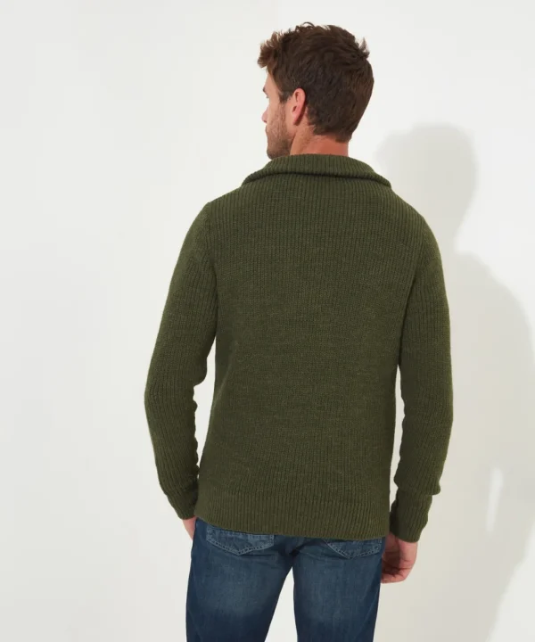 Shop Men's Collection | Hoodies & Sweatshirts | Layering Essentials | Knitwear & Jumpers | Top Picks | Men,s | Men,s | Men,s Joe Browns Fantastic Funnel Olive / Cream