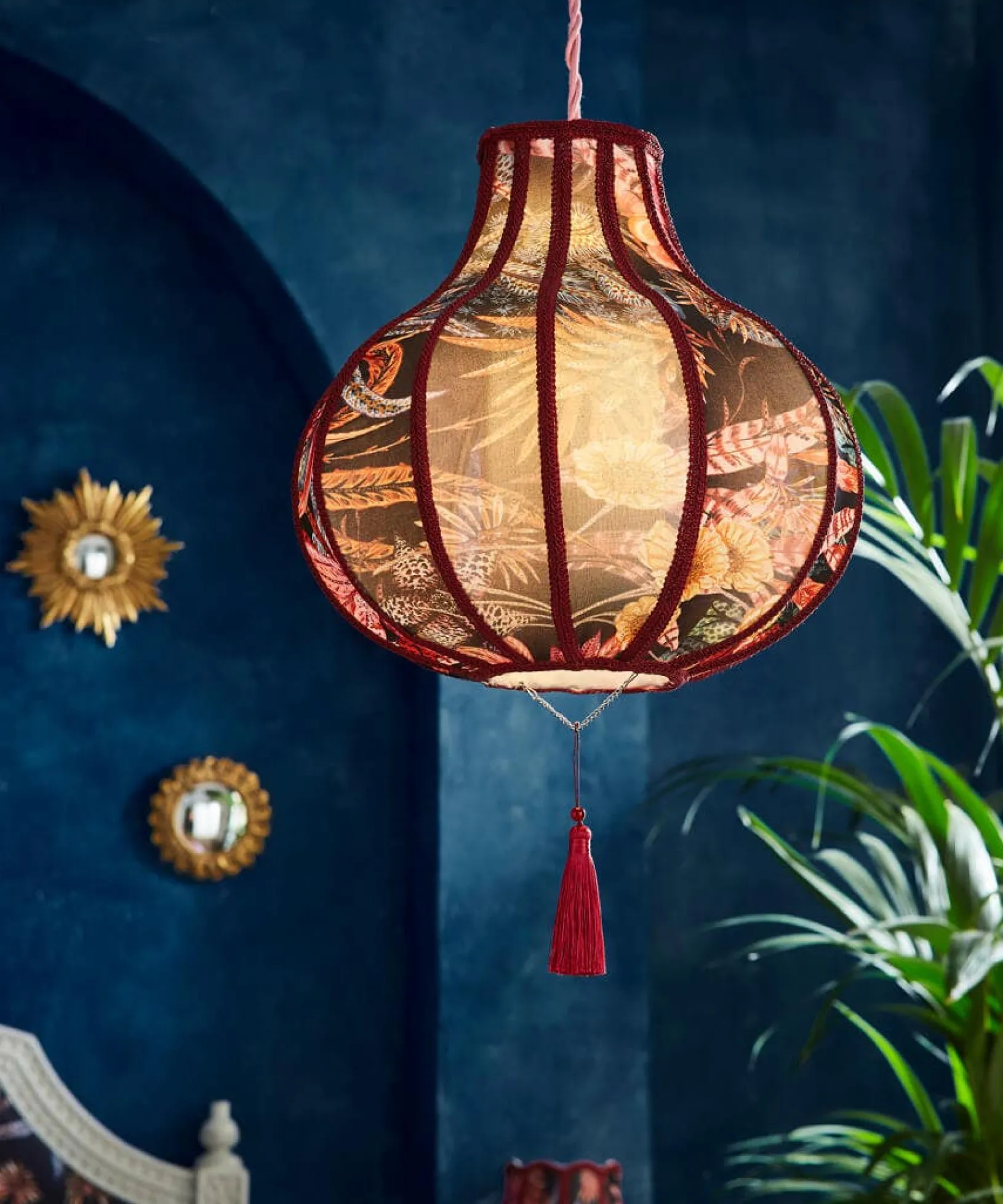 fantastically_floral_mesh_2.webp Living Room | Bedroom | Endless Sunsets | Floral Décor | Nature Décor | Lighting & Lamps | Home | Home | Home | Home | Home | Home Joe Browns Fantastically Floral Mesh Pendant Shade Multi