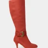 Knee High Boots | Party Footwear | Boots & Shoes | Sale Boots & Shoes | Top Picks | Top Picks | Women's | Women's Joe Browns Feeling Fabulous Boots Burnt Orange