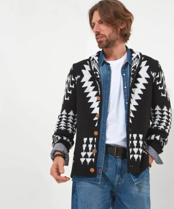 Shop Men's Collection | Knitwear & Jumpers | Gifts | Sale Knitwear & Jumpers | Top Picks | Men，s | Men，s | Men，s Joe Browns Feeling Wild Cardigan Black